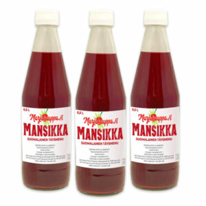 Mansikka täysmehu 3 plo