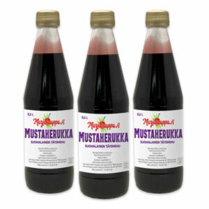 Mustaherukka täysmehu 3 plo