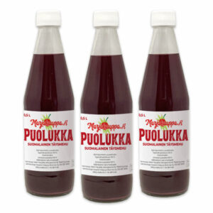 Puolukka täysmehu 3 plo